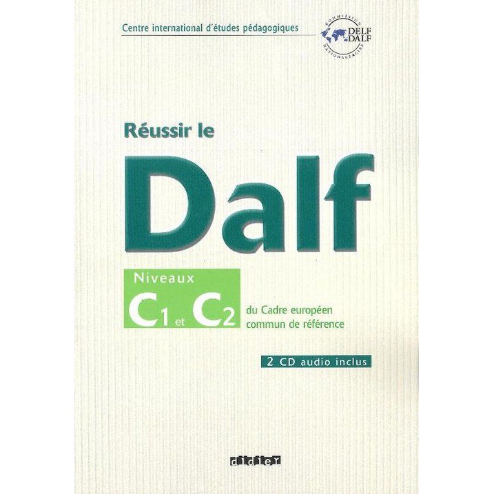 Sách - Pháp: REUSSIR LE DALF C1 - C2 (kèm CD) | Shopee Việt Nam