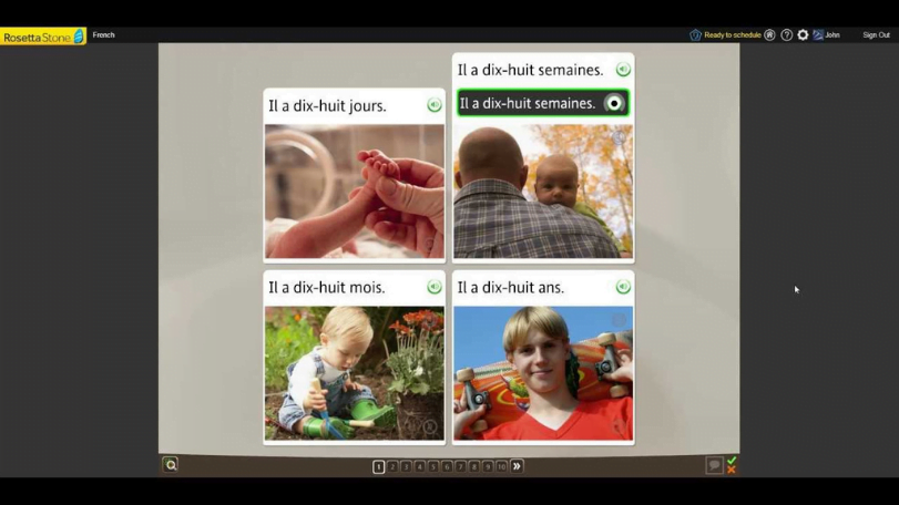 Học tiếng Pháp qua phần mềm Rosetta Stone